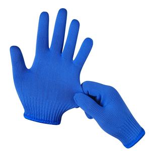 Guantes de seguridad de poliéster sin recubrimiento, con puño elástico, sin silicona, 7G 10G, para manipulación general, trabajo en almacén, origen Vietnam - Product Image 4