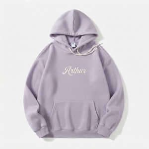 Sudadera con Capucha Extra Grande de Alta Calidad y Ecológica, Bordada, de Poliéster/Algodón, Tejida, para Hombre y Mujer - Product Image 6