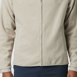 Hot Design Men's Casual Fleece Jacket Breathable Custom Logo Printing High Quality - Product Image 4