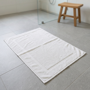 Serviette de bain et tapis de bain en coton peigné à longues fibres 100% coton, épaissis, respirants et absorbants, taille personnalisée disponible - Product Image 1