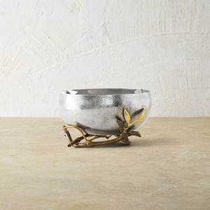 Bol à fruits en aluminium, centre de table moderne, luxe décoratif, or, écologique, durable, 2026 Saleem International - Product Image 5