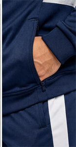 Ensembles de survêtements sportifs et élégants pour hommes, unis, décontractés, avec logo personnalisé, respirants, légers, grandes tailles - Product Image 3