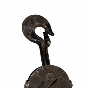 Crochet de levage pour grue EOT, 20 tonnes, surface galvanisée laminée à chaud, marque CMK, crochet de grue industriel robuste, emballé en boîte, OEM - Product Image 1