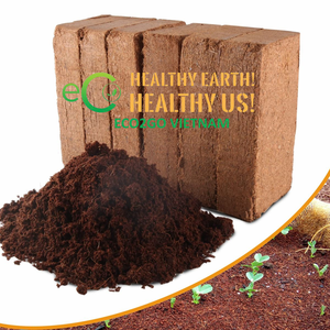 Eco2go Vietnam Tourbe de coco biologique en bloc de 5 kg |   Tourbe traitée à faible teneur en EC, écologique, pour la culture de fleurs et de légumes - Product Image 5