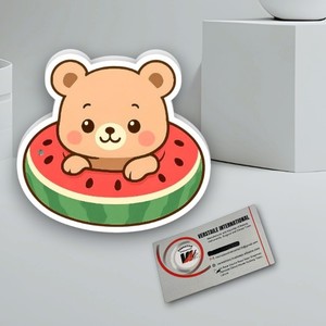 Wholesale Cute Teddy Holding Giant Ice Cream Square/Diamond Lash Tiles Private <b>Label</b> Eyelash Extension Plate Acrylic Magnetic - Product Image 6