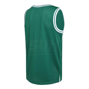 เสื้อบาสเก็ตบอลตาข่ายสำหรับผู้ชาย ราคาถูกจากโรงงาน ลดราคาช่วงซัมเมอร์ รับออกแบบโลโก้ แห้งเร็ว ระบายอากาศได้ดี คุณภาพสูง - Product Image 2