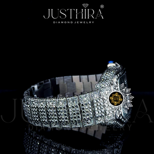 New Arrival Moissanite Black Diamond Square Case Black Dial Luxurious Fashion Business <b>Mechanical</b> Shiny Custom Hip Hop <b>Watch</b> - Product Image 2