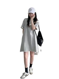 Nouvelle collection printemps-été, robe à manches courtes 100% coton respirant et écologique, style japonais et coréen, coupe ample pour femmes, Bangladesh - Product Image 2