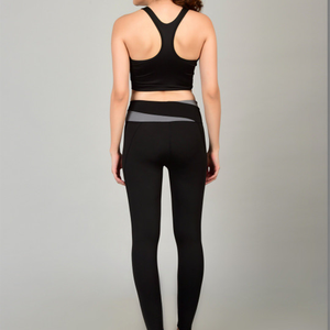 Training High Quality Sports <b>Bra</b> High Waist Leggings Suit Long Sleeve Workout Wear Gym Sportswear Women Fitness Clothes Yoga Set - Product Image 3