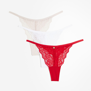 Ensemble de lingerie sexy pour femmes à prix abordable, respirant, taille basse, séchage rapide, avec logo personnalisé de haute qualité - Product Image 1