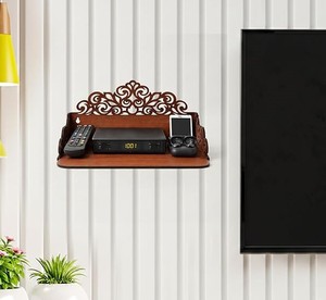 <b>Wall</b> <b>Shelf</b> for Living Room | Designer <b>Wall</b> <b>Mounted</b> <b>Shelf</b> for Home Decor Books Showpieces TV Accessories Storage - Product Image 2