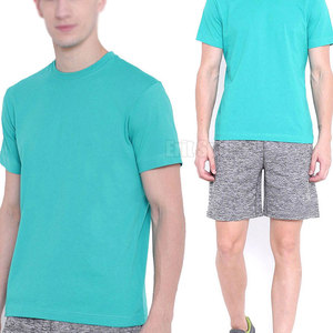 Camiseta Ligera Informal de Color Sólido para Hombre, 100% Algodón, Tejido Transpirable de Alta Calidad y Ecológico, Precio Bajo - Product Image 4