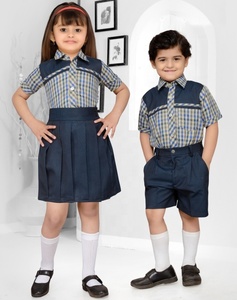 ชุดเครื่องแบบนักเรียนสำหรับเด็กเดรสผ้าฝ้ายโพลีเอสเตอร์ระบายอากาศได้ดีใส่ได้ทั้งชายและหญิง - Product Image 6
