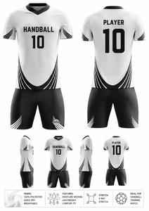 Conjunto de Uniforme de Balonmano Personalizado para Hombre, Informal, de Verano, de Secado Rápido, Elástico en Cuatro Direcciones, Transpirable - Product Image 6