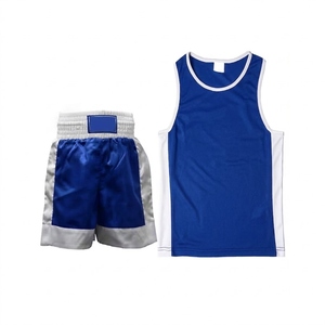 Uniforme de Boxeo Personalizado con Logotipo, 100% Poliéster, Talla Personalizada, Uniformes de Boxeo de Primera Calidad, Uniforme de Competición de Kick Boxing Personalizado - Product Image 4