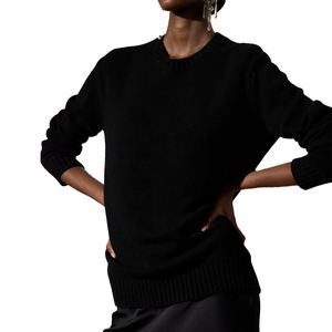 Pull en cachemire à col rond pour femme, tendance hiver, ODM personnalisé, doux, chaud, décontracté, tricot de luxe sur mesure - Product Image 5