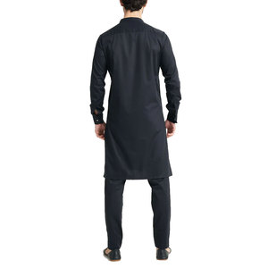 2026 New Design High Quality Modest Solid Arabic <b>Thobe</b> <b>Men's</b> Jubbah Thermal Long Sleeve Breathable Plus Size Autumn Wholesale - Product Image 3