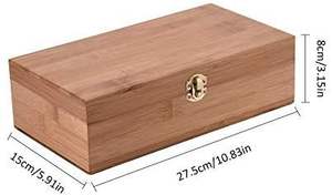 Caja de Madera de Pino para Regalos, Hecha a Mano, sin Acabado, para Manualidades, Estilo Clásico, Ecológica, Tamaño Personalizado - Product Image 6