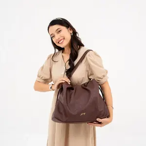 Hody Women NAIMA BAG Drawstring Shoulder Tote Bag New Arrival Premium Synthetic <b>Leather</b> Outdoor Travel Large Capacity Hanging - Product Image 5
