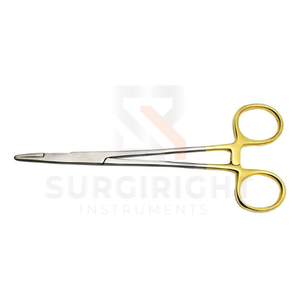 Lot de 2 porte-aiguilles TC Olsen Hegar 6,5 pouces avec lames en carbure de tungstène dentelées, ciseaux en acier inoxydable, ensemble d'instruments chirurgicaux - Product Image 3