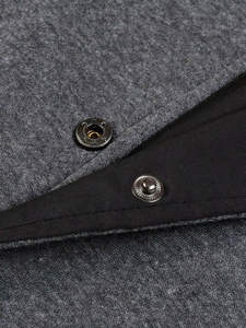 Chaqueta universitaria de béisbol ligera de moda para hombre, ropa casual de invierno, logotipo personalizado, color negro. - Product Image 6