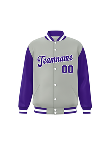 Premium OEM Unbranded <b>Mens</b> Varsity <b>Jacket</b> Custom Logo <b>Baseball</b> Fleece Coat - Product Image 1