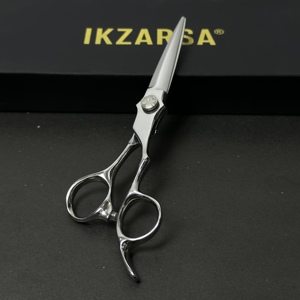 Ciseaux de coiffure professionnels en acier inoxydable à haute teneur en carbone avec manche ergonomique pour droitiers - Product Image 5