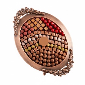 Bandeja Clásica Hecha a Mano para Servir Chocolate con Acabado de Cobre, Plato Metálico para Regalos y Ocasiones Especiales, Proveedores Mayoristas - Product Image 1