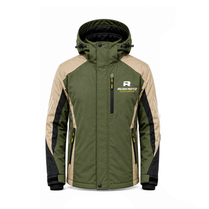 Nouveautés : Blousons en Cordura à col montant pour hommes, veste textile de protection de qualité supérieure pour moto, blouson d'hiver pour motards et cyclistes - Product Image 1