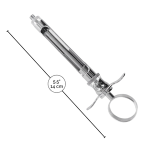 กระบอกฉีดยาดูดเสมหะสำหรับทันตกรรม สแตนเลสสตีล ใช้ซ้ำได้ - Product Image 2