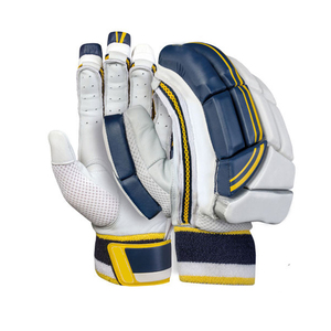 Gants de frappe de cricket en cuir Pittards professionnels personnalisés, légers, haute protection, rembourrage gris glacé, protège-mains de frappe. - Product Image 5