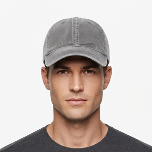 Gorra de Béisbol para Hombre, Estilo Urbano, Diseño Simple con Visera, Hebilla Dorada de Cobre, Ajustable, 100% Algodón, Gorra Deportiva para el Sol - Product Image 5
