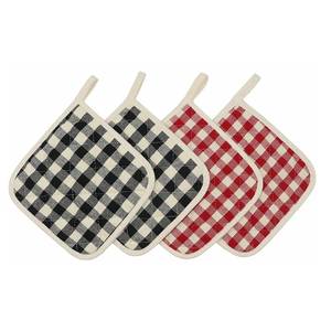 Premium 100% Cotton Pot Holder Custom Logo Printed Kitchen Restaurant Cooking Heat Protector - Product Image 1