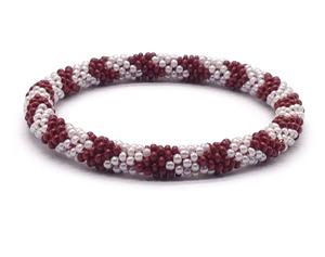 Bracelets en perles de verre pour femmes, design accrocheur, fabriqués au Népal, tendance, multicolores, faits à la main, de haute qualité, bracelets Ahana B-085 - Product Image 1