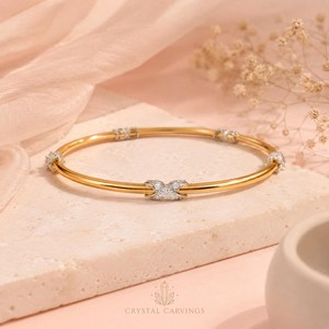 Minimalist Bangle <b>Bracelet</b> 925 Sterling <b>Silver</b> Gold Plated Butterfly <b>Charm</b> Dainty Stackable Jewelry Wholesale Manufacturer - Product Image 3