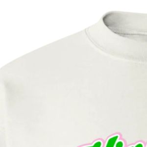 Sweat-shirt à col rond blanc avec motif 'Nineteen Oh Eight', manches longues, poignets côtelés, décontracté, en polaire pour femme, style streetwear tendance - Product Image 2