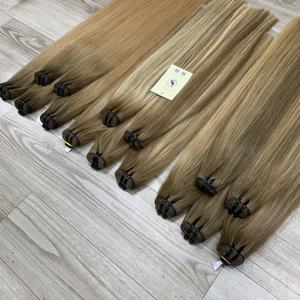 Vente chaude Haute Qualité Super Double Dessiné Cuticule Aligné Ombre Piano Surbrillance Trame Extensions de Cheveux Humains - Product Image 2