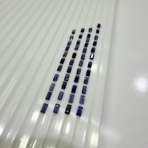 พลอยไอโอไลต์ธรรมชาติสีสโมคกี้ทรงบาแกตต์ ขนาด 2x4 มม. น้ำหนัก 38.15 กรัม จากรัฐราชสถาน สำหรับทำเครื่องประดับ - Product Image 1