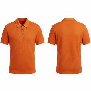 Camiseta Polo Clásica de Corte Ajustado, Cómoda, de Mezcla de Algodón, Textura Suave y Transpirable, Ropa Casual de Manga Corta, Camisetas Deportivas de Golf para Hombre - Product Image 4
