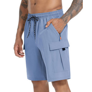 Cargo Shorts For Men's Button Fly Belt Closure Type Anti Shrink Quick Dry <b>Velcro</b> <b>Strap</b> Pocket Wear Shorts Custom design Logo - Product Image 1