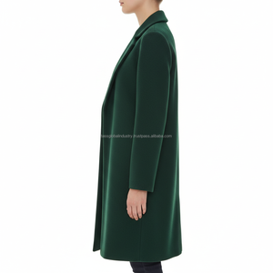 Abrigo Largo para Hombre, Verde, Impermeable, Cortavientos, de Secado Rápido, Personalizado, OEM, al por Mayor - Product Image 4