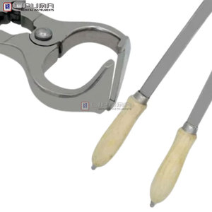 Pinzas de Castración Burdizzo de 16 Pulgadas, Emasculador sin Sangre para Ganado, Instrumento Médico de Acero Inoxidable de Alta Resistencia - Product Image 4