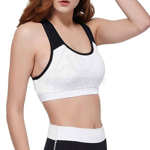 Soutien-gorge de sport pour femme, respirant, écologique, design simple, haute qualité, élasthanne/polyester, bretelles réglables - Product Image 3