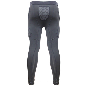 Pantalones de Compresión para Hombre, Largos, de Color Sólido, Material Spandex/Nylon, Cintura Elástica, Acolchado Protector, Color Personalizado - Product Image 4