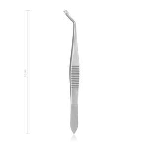 10 cm Stainless Steel Capsule Forcep New Arrival Manual Power Source 45 Degree Curved Surgical Instrument by <b>Blush</b> surgical - Product Image 5