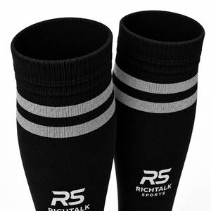Chaussettes de sport respirantes, de haute qualité, personnalisables, pour hommes, à hauteur du genou, anti-transpiration, pour la course à pied, l'entraînement, le football - Product Image 4