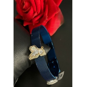 Bracelets ajustables ouvrables en laiton plaqué or de qualité supérieure, tendance et séduisants, pour femmes et jeunes filles, collection mariage - Product Image 1