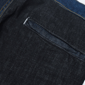 Pantalones Cortos Cargo Azul Oscuro para Hombre, Cintura Media, Cierre de Botones, Algodón Tejido, Transpirables, Estilo Casual, Color Sólido, Diseño con Bolsillos - Product Image 4