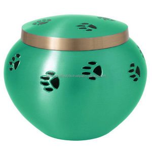 Urna de cremación de aluminio fundido directo de fábrica, urnas de cremación conmemorativas para mascotas para cenizas de perros y gatos de Ambience Lifestyle - Product Image 4