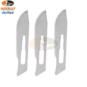 ด้ามมีดผ่าตัดสแตนเลสปลอดเชื้อ Surgi พร้อมใบมีดผ่าตัดแบบใช้แล้วทิ้ง 2 ด้ามจับแบบใช้ซ้ำได้ฟรี สำหรับมืออาชีพและใช้ในบ้าน - Product Image 5